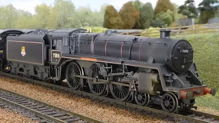 OO Gauge BR Standard Steam Locomotives - Running Session at Hamilton Central