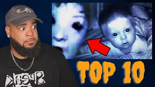 10 Scary Ghost Videos OR Are You A BIG BABY ? - Live with Art Of Kickz