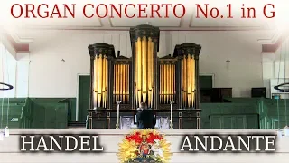 HANDEL ORGAN CONCERTO OP.4 NO.1 - ANDANTE -  1829 RENN ORGAN OF ST PHILIP'S SALFORD