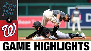 Marlins vs. Nationals Game Highlights (7/2/22) | MLB Highlights