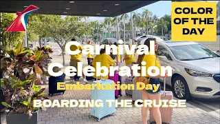 Carnival Celebration Vlog Embarkation Day-BOARDING