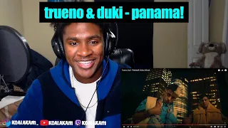 i DIDN'T know PANAMA was this NICE! Trueno, Duki - PANAMÁ (Video Oficial) | reaction