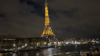 EIFFEL TOWER AT NIGHT in 4K 2023, Paris France (Eiffel Tower Light Show in 4K)