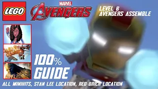 LEGO Marvel's Avengers - Level 6: Avengers Assemble 100% Guide (All Collectibles)