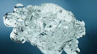 3 simulations of water in Blender