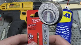 (405) Step By Step Mailbox Lock Drilling if You've Lost Your Keys