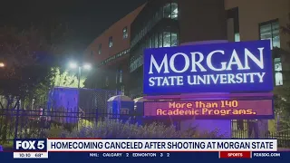 Homecoming events canceled after shooting at Morgan State