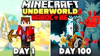 I Survived 100 Days in a SPIRIT WORLD In Hardcore Minecraft