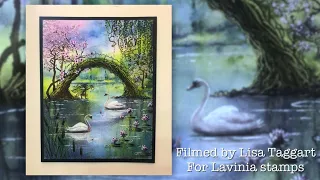 Blossom Bridge by Lisa Taggart - A Lavinia Stamps Tutorial