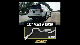 2021 Chevy Tahoe/ 2021 GMC Yukon 5.3L Gibson Cat-Back Single Exhaust System