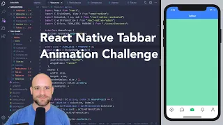React Native Tabbar Animation Challenge
