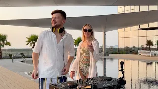 Chilling Poolside: Sunset House Summer DJ Mix with Soulmate Groove | Dubai UAE