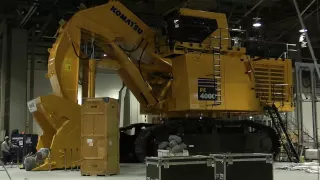 Massive Komatsu PC4000 excavator