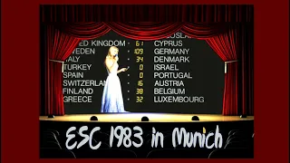 🔴 1983 Eurovision Song Contest in Munich/Germany (English Commentary by Terry Wogan) SUBTITLES