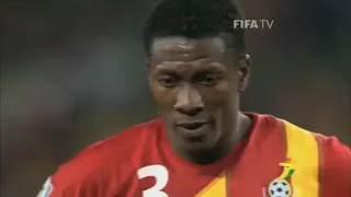 Ghana vs Uruguay world cup 2010 | Luis Suarez handball and Asamoah Gyan penalty miss