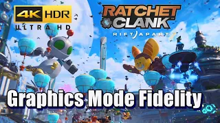 Ratchet and Clank Rift Apart PS5 Graphics Modes Fidelity 4K 30 FPS Gameplay