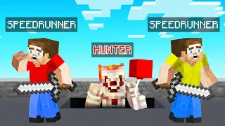 SPEEDRUNNERS vs PENNYWISE HUNTER! (Minecraft)