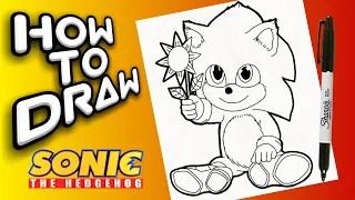 HOW TO DRAW BABY SONIC | como dibujar a baby sonic