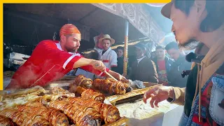 Legendary Moroccan Street Food 🇲🇦 Lamb Heart Kebaba + Liver Skewers at the Marrakech Friday Market