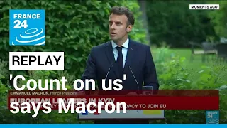 REPLAY: 'You can count on us,' France's Macron tells Ukraine's Zelensky • FRANCE 24 English