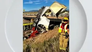 1 person, dog reportedly dead after serious crash on I-25 in Pueblo