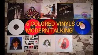 Review of 5 albums on colored vinyls of Modern Talking from "Music On Vinyl" Company