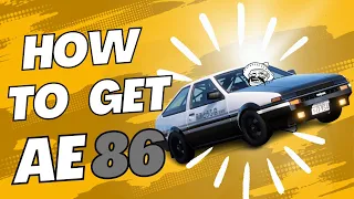 How to get an AE86 in forza horizon 5