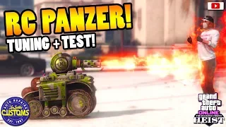 😂🛠Neuer GRATIS RC PANZER!😂🛠 Tuning + WaffenTest! [GTA 5 Online Casino Heist Update DLC]