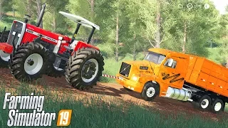 DESATOLANDO O CAMINHÃO | Farming Simulator 2019 | MINAS SUL #10