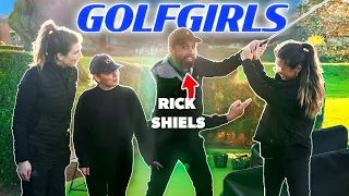 Rick Shiels improves our golf swing in JUST *5 minutes*!! | GolfGirls Episode 10