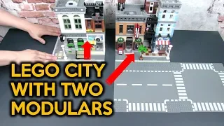 Start a Custom LEGO City Layout with Just TWO Modular Buildings