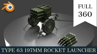 Type 63 197mm Rocket Launcher - Full 360º