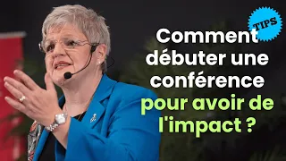 Comment débuter une conférence pour avoir beaucoup d'impact en public