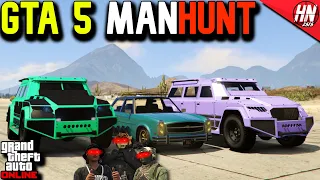 GTA 5 ManHunt! GLENDALE VS 2 NIGHTSHARKS! ft. @gtanpc @twingoplaysgames​