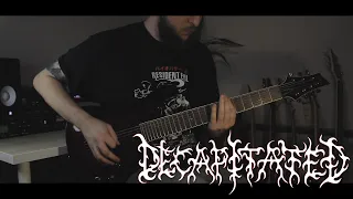 DECAPITATED - Earth Scar / Guitar Cover / Schecter elite 007