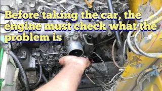 How to Toyota 3b || Before taking the car, the engine must check what the problem is