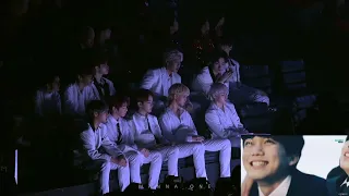 wanna one reaction to bts [i'm fine | vcr | idol] mga 2018