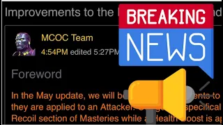 HUGE BREAKING MCOC NEWS 🤯