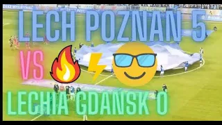 Lech Poznań 5 : 0 Lechia Gdańsk WYSOKIE ZWYCIĘSTWO MISTRZA POLSKI! #lechpoznań#ekstraklasa#kolejorz