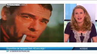 Disparition de Jacques Brel: 40 ans déjà!