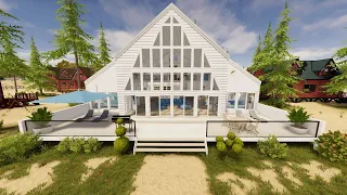 Frozen District | House Flipper 2 | My summer house -Sandbox mode