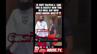 Lil Baby Said This Is Exactly How This Old Viral Clip With James Harden in Paris Went😭