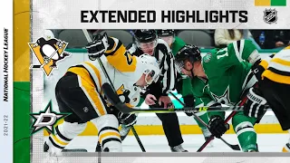 Pittsburgh Penguins vs Dallas Stars Jan 8, 2022 HIGHLIGHTS