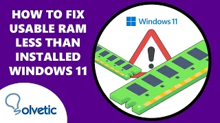 ❓ How to Fix Usable RAM Less than Installed RAM on Windows 11 ✅