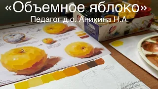 «Объемное яблоко» 4классы+