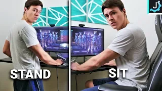 Gaming While Sitting Vs Standing
