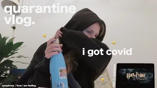 i got covid 🤧 symptoms, days in quarantine vlog