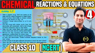 Decomposition reaction in Activity 1.7 Class 10 Science Ch 1 CBSE NCERT | Electrolysis of Water