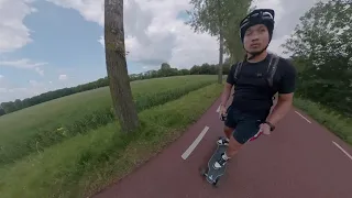 First ride on the Backfire Zealot X / electric longboard riding with the Insta 360 X3 - Full video