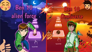 tiles hop - Ben 10 alien force vs Ben 10 Omniverse - #tileshop #youtube #smashgaming #ben10omniverse